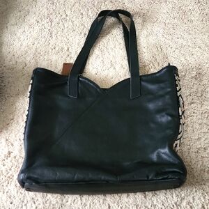 Real Leather Commuter Bag
